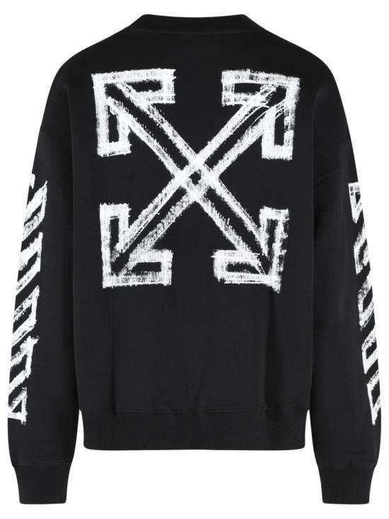 26FW 오프화이트 긴팔 티셔츠 44MBA054F26F007 001 Black - OFF WHITE
