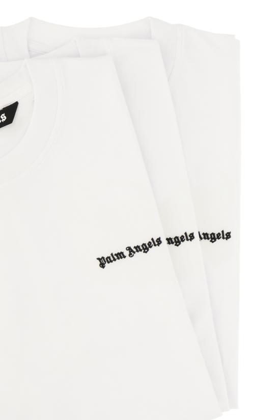 26FW 팜앤젤스 반팔 티셔츠 PAM2B001JR001 0310 OFF WHITE BLACK - PALM ANGELS
