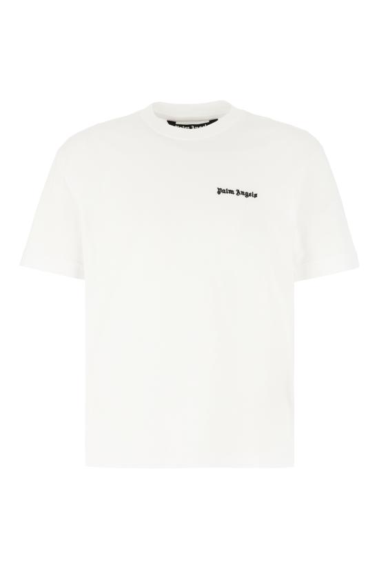 26FW 팜앤젤스 반팔 티셔츠 PAM2B001JR001 0310 OFF WHITE BLACK