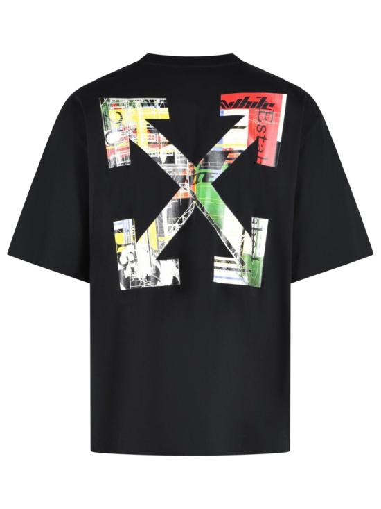 26FW 오프화이트 반팔 티셔츠 44MAA120F26J00Z 001 Black - OFF WHITE