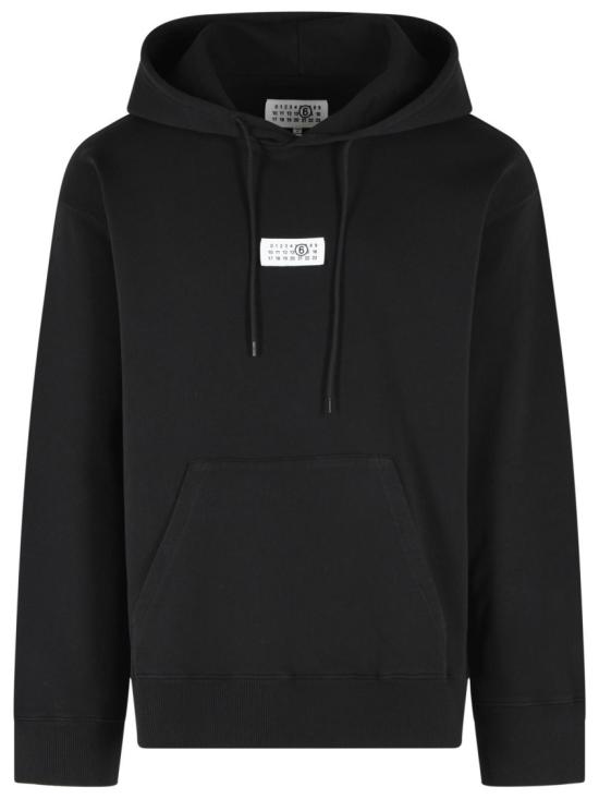 26FW MM6 메종마르지엘라 후드 티셔츠 SH0GU0048 M25025 900 Black
