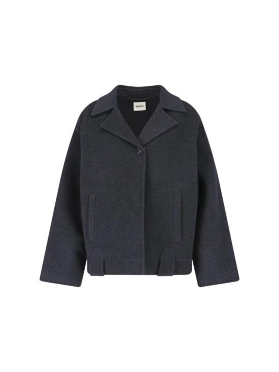 26FW 케이트 엘더 더블 울 벨티드 코트 6239547 W547205 Grey