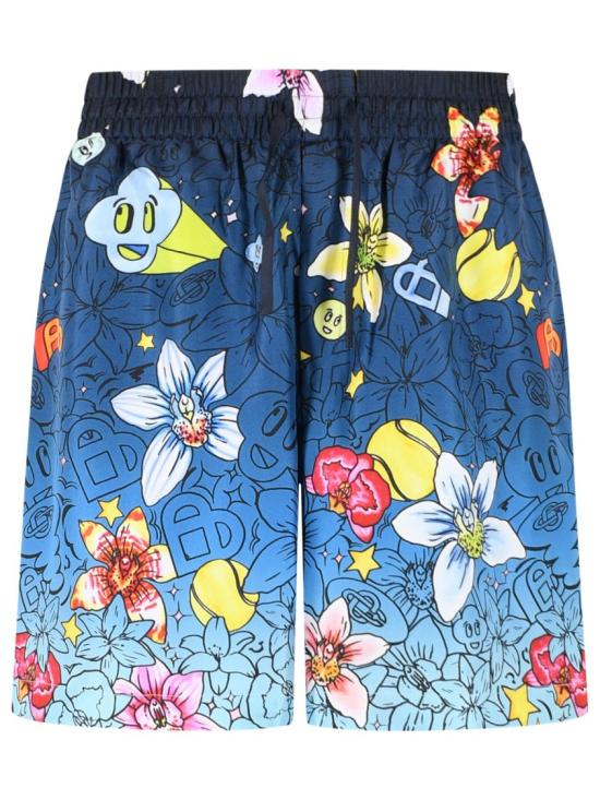 26SS 카사블랑카 숏팬츠 M SS26 TR 399 04 GRAFFITI REPEAT Blue