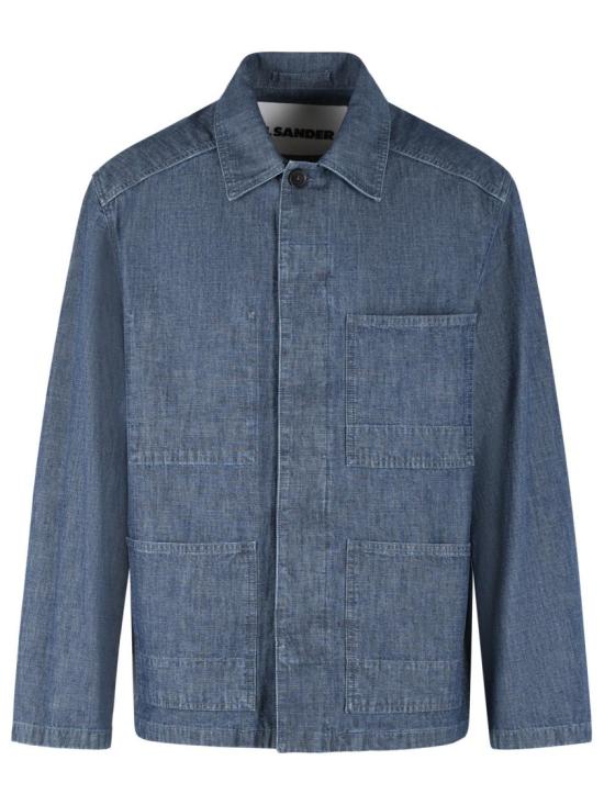 26SS 질샌더 데님 자켓 J22SW0089 J45323 406 Blue