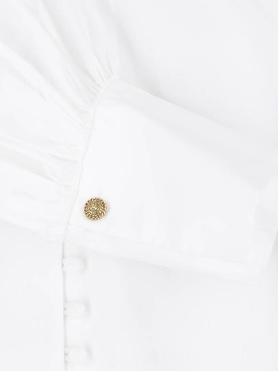 26FW 발망 셔츠 HF1HR165CG720FB White - BALMAIN