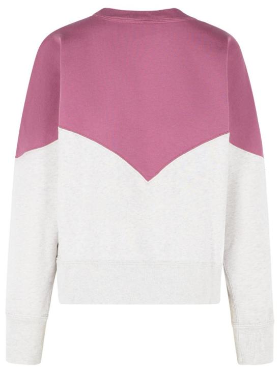 26SS 이자벨마랑에뚜왈 휴스턴 투톤 마랑 스웨트셔츠 SW0006FA A1M08E MTEC White - ISABEL MARANT ETOILE