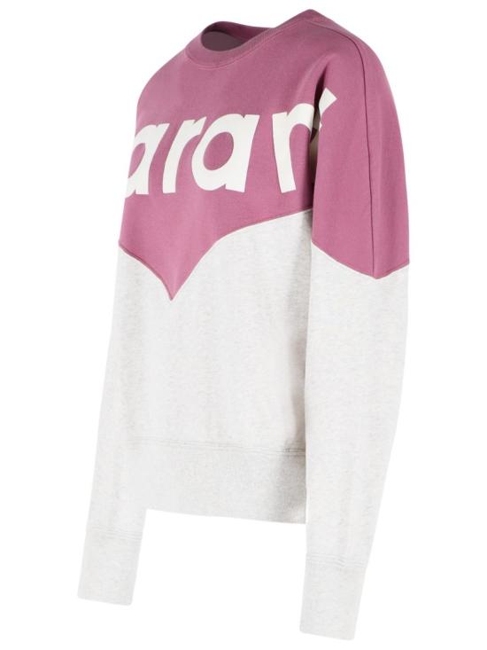 26SS 이자벨마랑에뚜왈 휴스턴 투톤 마랑 스웨트셔츠 SW0006FA A1M08E MTEC White - ISABEL MARANT ETOILE