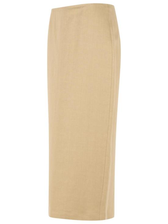 26SS 막스마라 롱 스커트 2611101173 003 Neutrals - MAX MARA