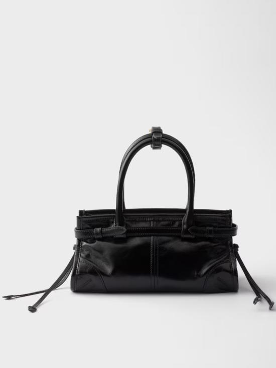  프라다 보니 미니 핸드백 1BA486 2CYR Black - PRADA