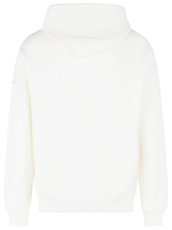 26SS 씨피 컴퍼니 후드 티셔츠 20CMSS037A 110044G 103 White - C.P. COMPANY