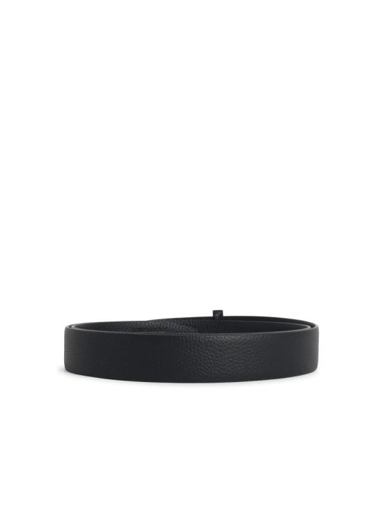 26FW 톰포드 레더 팔라듐 T버클 벨트 TB224 LCL236L NAA Black - TOMFORD