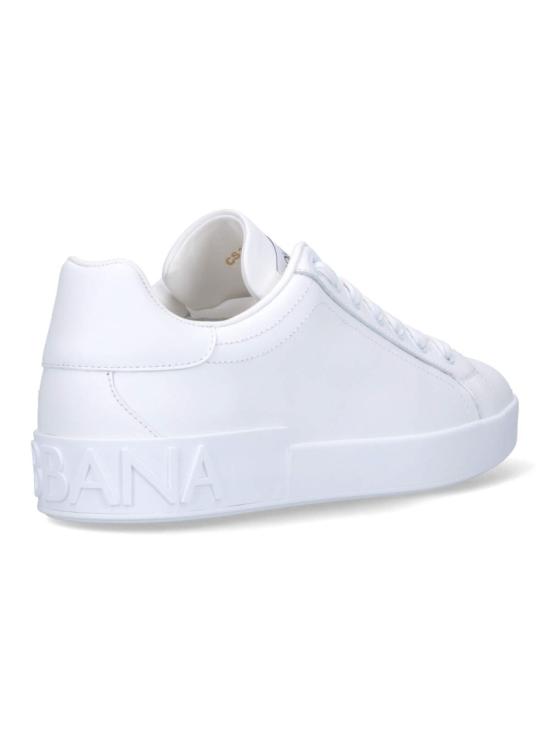26FW 돌체앤가바나 카프스킨 포르토피노 스니커즈 CS1772 A106580001 White - DOLCE & GABBANA