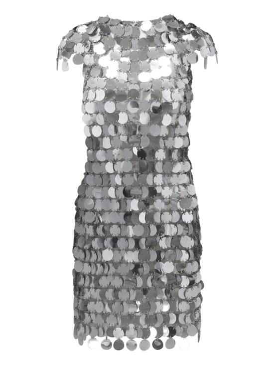 26FW 파코라반 숏 원피스 19EIRO014PS0133P040 Silver