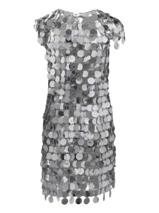 26FW 파코라반 숏 원피스 19EIRO014PS0133P040 Silver - PACO RABANNE