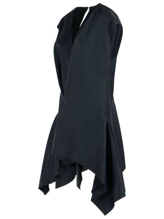 26SS 케이트 메리트 브이넥 미니 드레스 메리트 브이넥 미니 드레스 55834070 W4070 200 Black - KHAITE