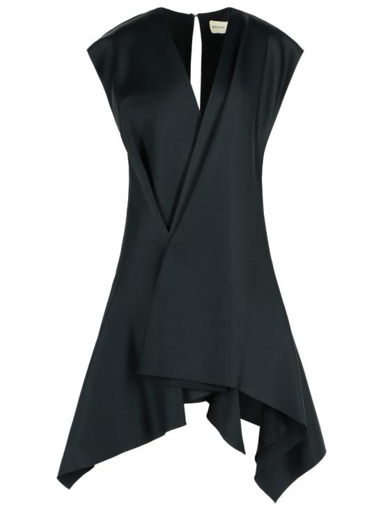 26SS 케이트 메리트 브이넥 미니 드레스 메리트 브이넥 미니 드레스 55834070 W4070 200 Black