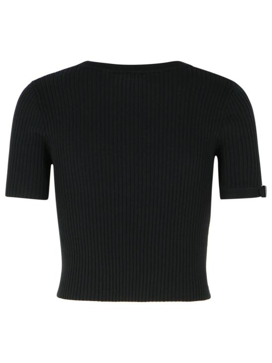 26SS 쿠레쥬 반팔 티셔츠 126MPU267FI0001 9999 Black - COURREGES
