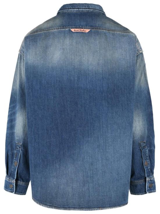 26SS 아크네 스튜디오 데님 버튼업 셔츠 CB0124 863 Blue - ACNE STUDIOS