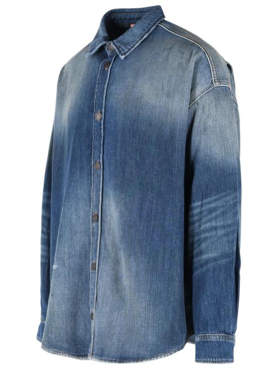 26SS 아크네 스튜디오 데님 버튼업 셔츠 CB0124 863 Blue - ACNE STUDIOS