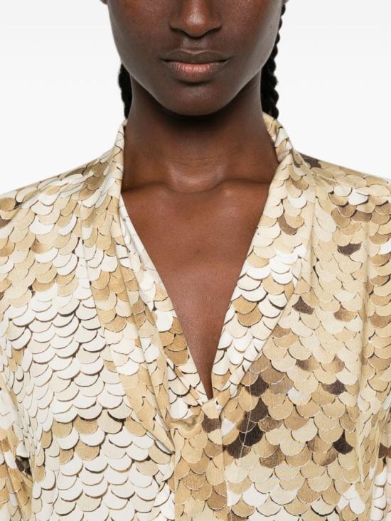 26FW 모스키노 블라우스 A0218 5556 1606 Neutrals - MOSCHINO