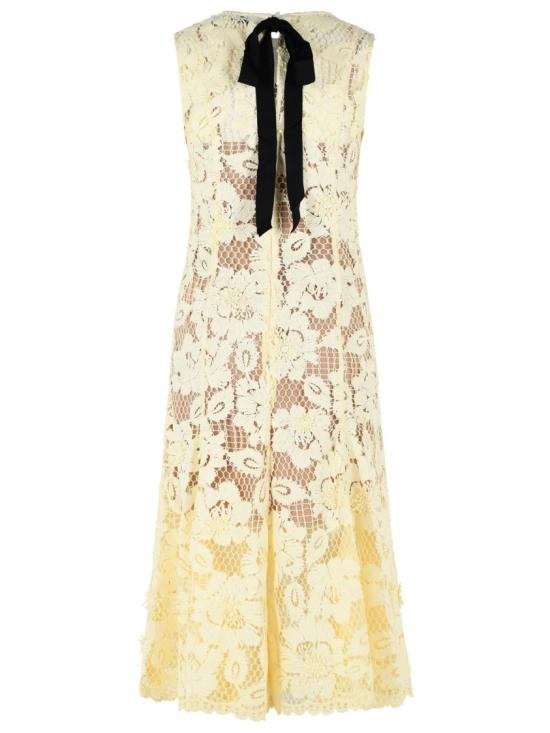 26SS 셀프 포트레이트 미디 원피스 SS26 094M Y YELLOW Neutrals - SELF PORTRAIT
