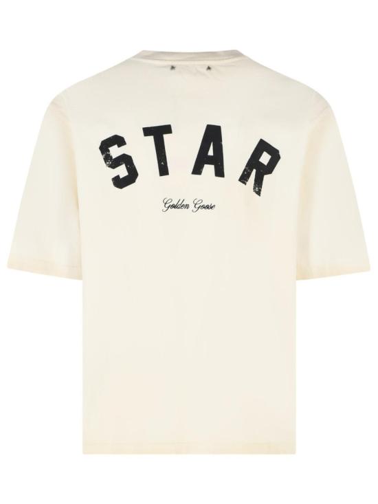  골든구스 반팔 티셔츠 GUP01873 P002418 11616 Neutrals - GOLDEN GOOSE