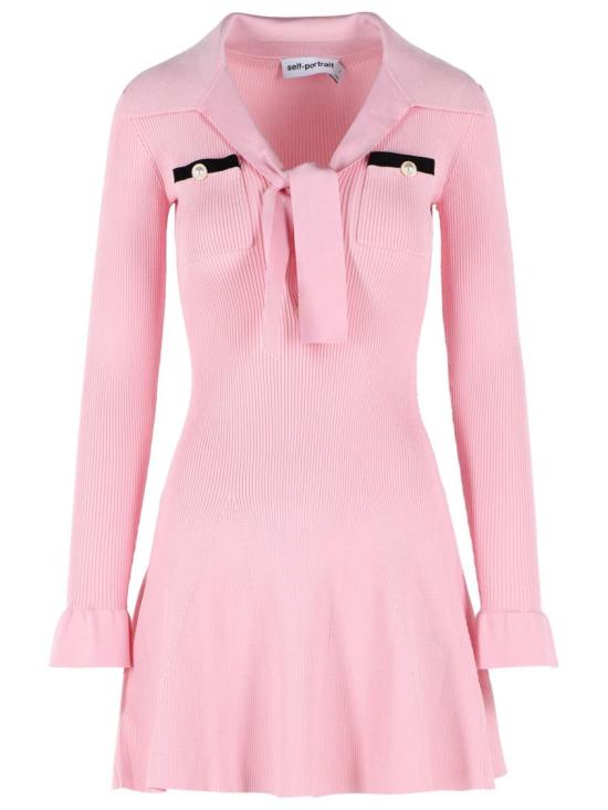 26FW 셀프 포트레이트 숏 원피스 PF26 132S P PINK