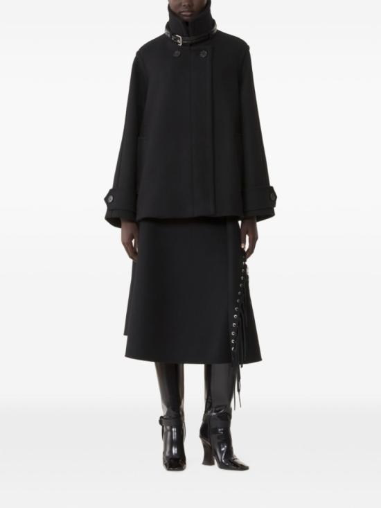 26FW 랑방 케이프 RW CO0022 4724 A26 10 Black - LANVIN