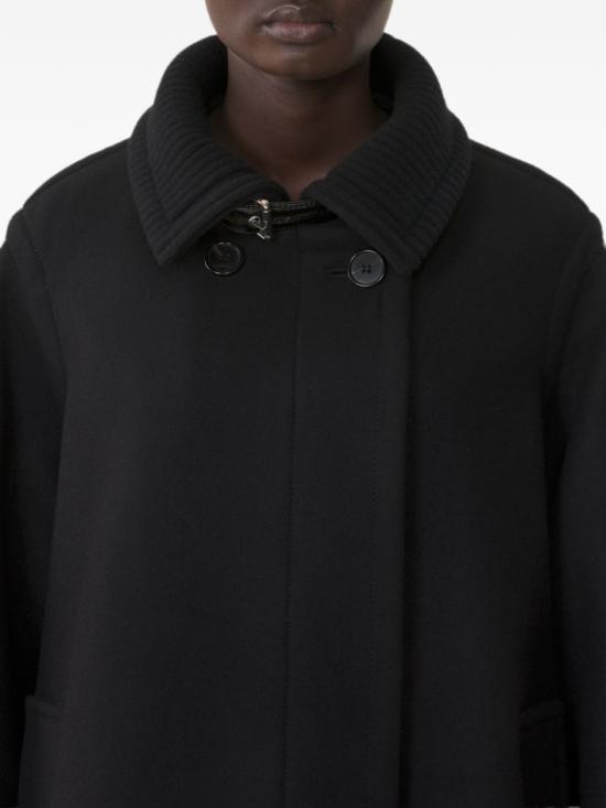 26FW 랑방 케이프 RW CO0022 4724 A26 10 Black - LANVIN
