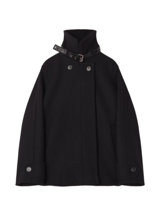 26FW 랑방 케이프 RW CO0022 4724 A26 10 Black