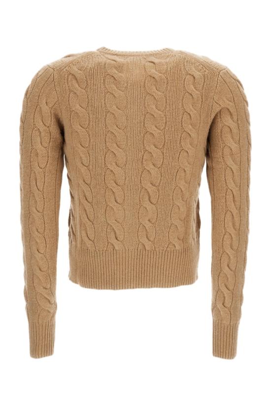 26FW 폴로 랄프로렌 로고 자수 크루넥 가디건 211972104001COLLECTIONCAMEL Brown - POLO RALPH LAUREN