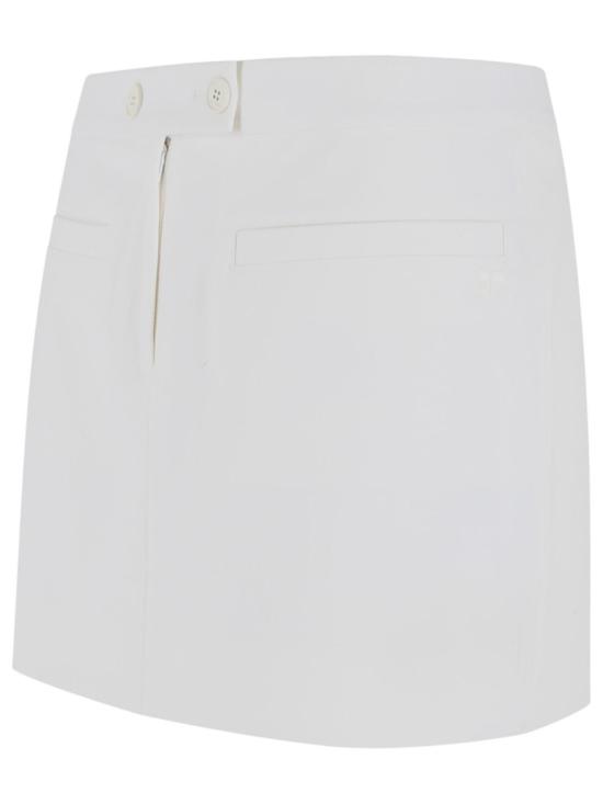 26FW 쿠레쥬 숏 스커트 326CJU363PL0170 0001 White - COURREGES