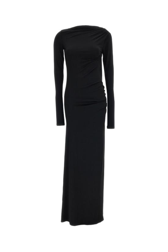 26FW 안다마네 롱 원피스 T200129ATJP199999 Black