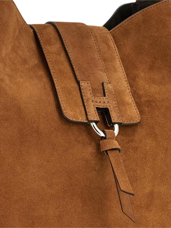 26FW 호간 숄더백 KBW01XS0200 UGM Brown - HOGAN