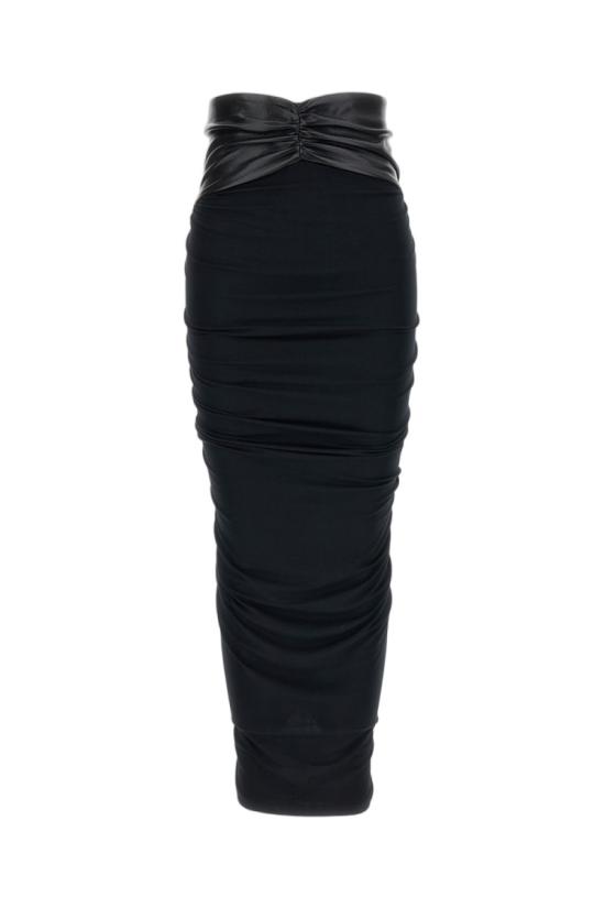 26FW 안다마네 롱 스커트 T200321ATJV053999 Black