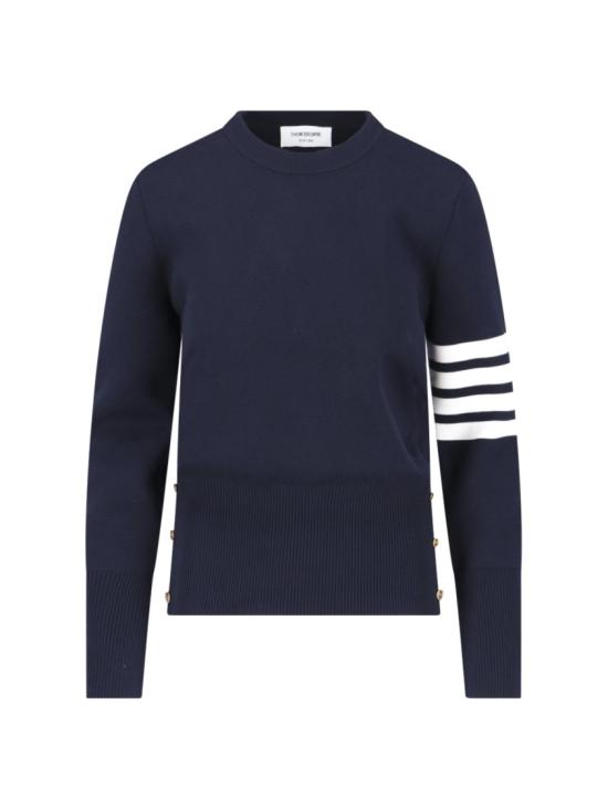 26FW 톰브라운 코튼 밀라노 스티치 4바 풀오버 니트 FKA239A 00219415 Blue