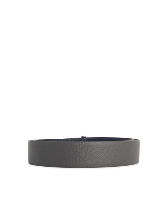 26FW 톰포드 그레인 레더 T 아이콘 벨트 40mm TB178 LCL236S TNE Grey - TOMFORD