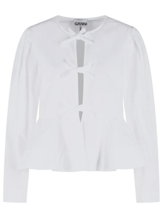  가니 블라우스 A1040486 151 White