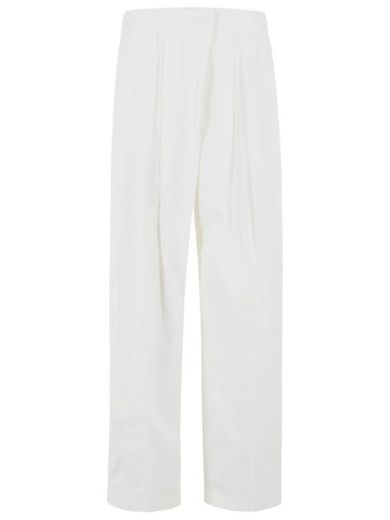 26SS 질샌더 팔라초 팬츠 J02KA0371 J45266 101 White