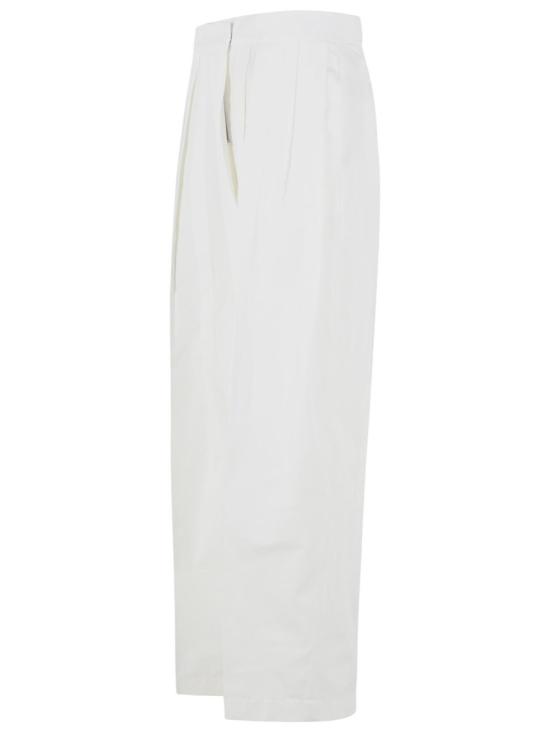 26SS 질샌더 팔라초 팬츠 J02KA0371 J45266 101 White - JIL SANDER