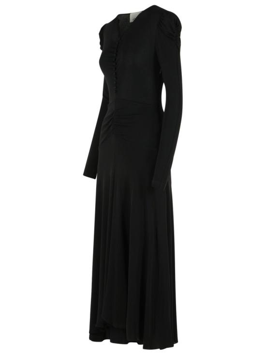 26SS 이자벨마랑 하베나 롱 원피스 하베나 롱 원피스 RO1040FA D1K02I 01BK Black - ISABEL MARANT
