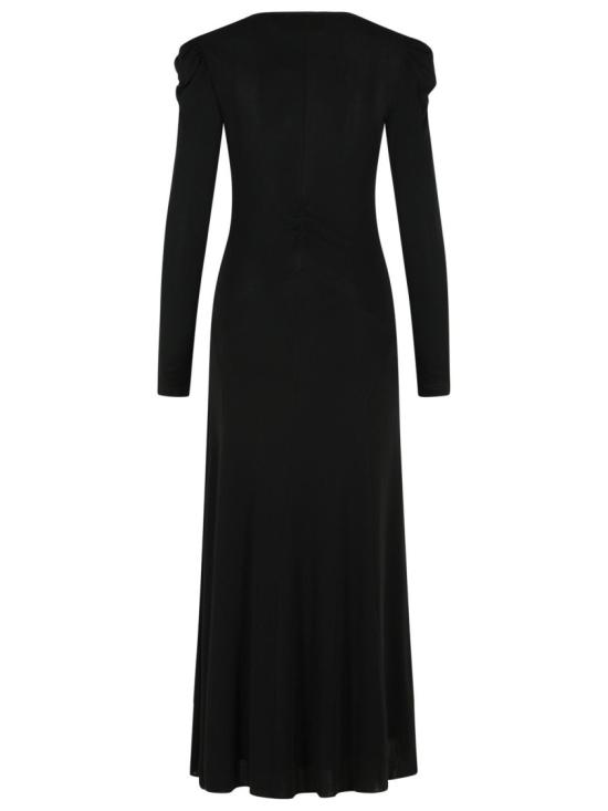 26SS 이자벨마랑 하베나 롱 원피스 하베나 롱 원피스 RO1040FA D1K02I 01BK Black - ISABEL MARANT