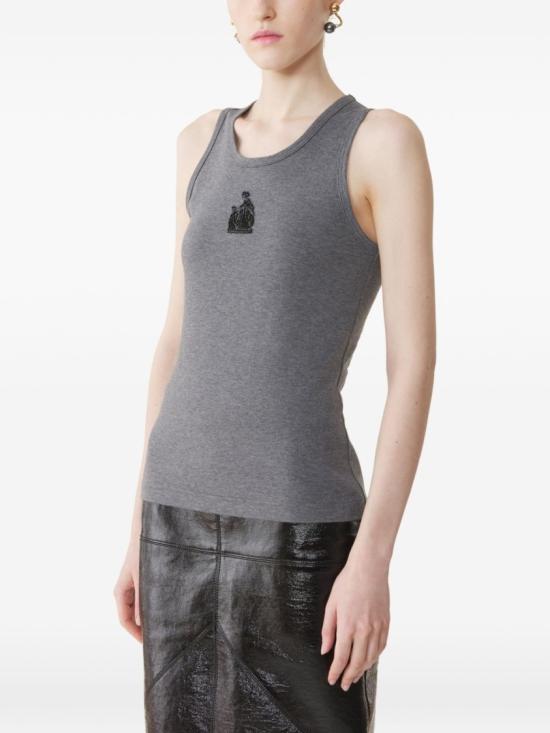 26FW 랑방 민소매 티셔츠 RW TS0067 J060 A26 124 Grey - LANVIN