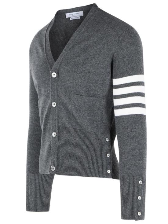  톰브라운 가디건 MKC001A 00011 038 Grey - THOM BROWNE