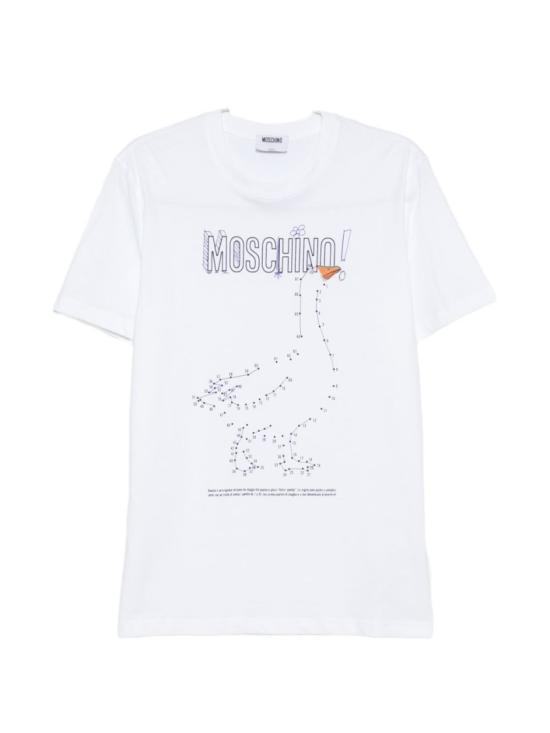 26FW 모스키노 반팔 티셔츠 J0715 5241 1001 White
