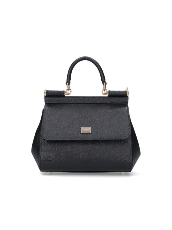 26FW 돌체앤가바나 미디움 시실리 핸드백 BB6003 B100180999 Black