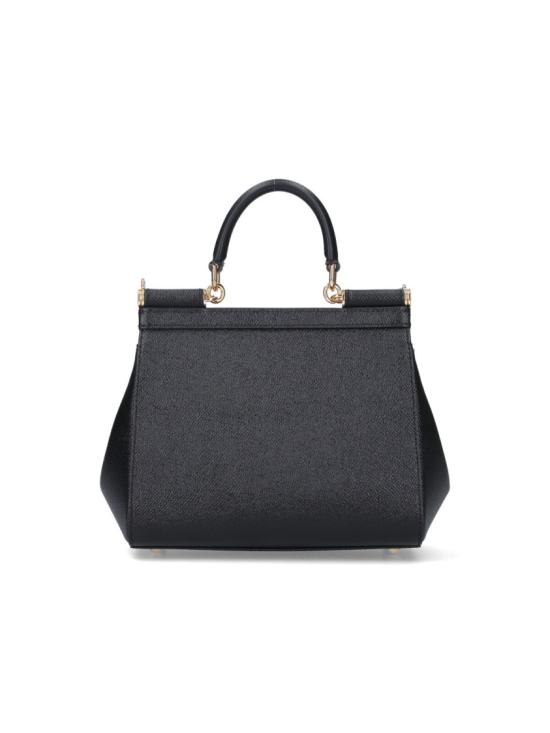26FW 돌체앤가바나 미디움 시실리 핸드백 BB6003 B100180999 Black - DOLCE & GABBANA