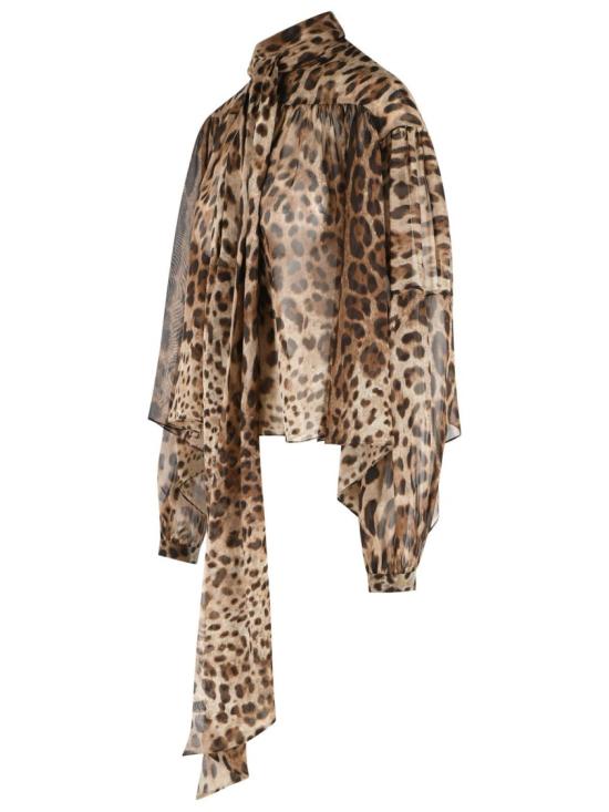 26FW 돌체앤가바나 블라우스 F5U23T FS1AR HY13M Brown - DOLCE & GABBANA