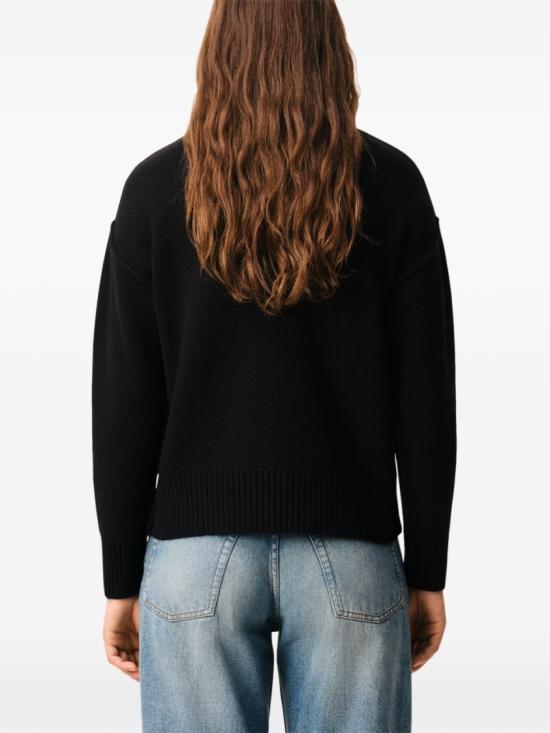26FW 아미 ADC 터틀넥 스웨터 UKS839 018 009 Black - AMI