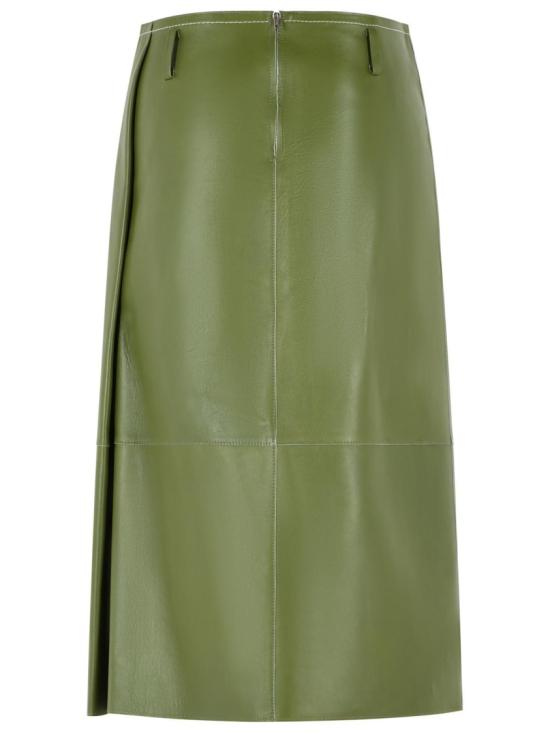 26FW 마르니 미디 스커트 GOMX0845J0 ULA769 00V78 Green - MARNI
